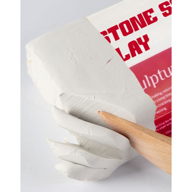 No-Bake Air-Dry Stone Sculpting Clay, 500g