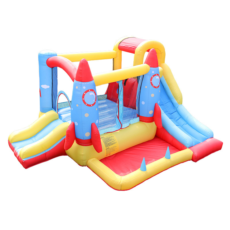 Rocket Bounce House with Slide and Pool