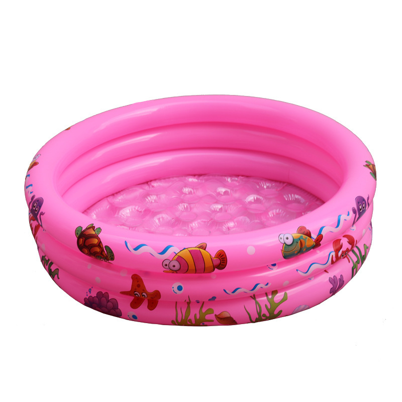 Round Inflatable Baby Pool, Sea Life Print โ photo 3