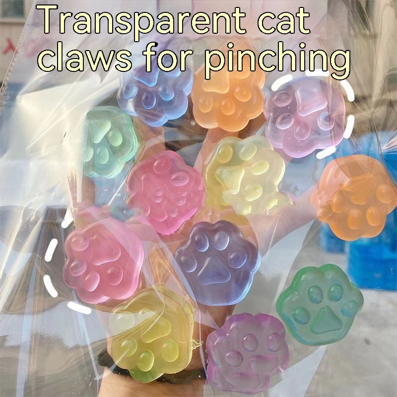 Jelly Cat Paw Squishy (Assorted Colors)