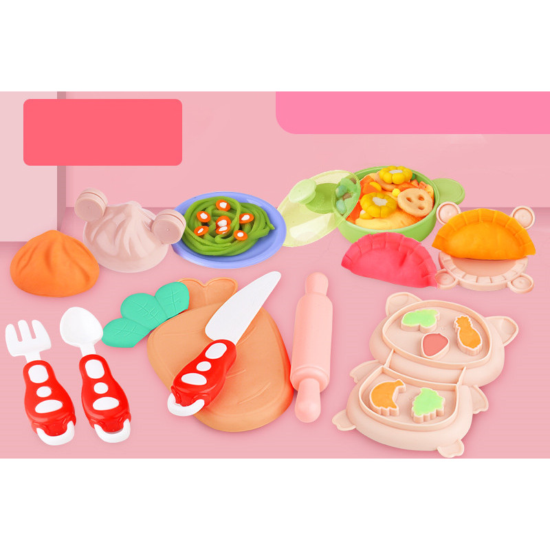 Pig Noodle-Maker Clay Play Set, 32 Pieces โ photo 2