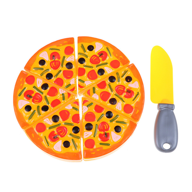 Pretend Play Cutting Pizza Set with Slicer