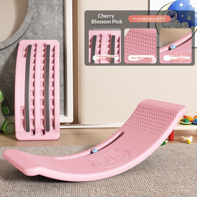 Kids Curved Balance Board (Wobble Rocker) — photo 5