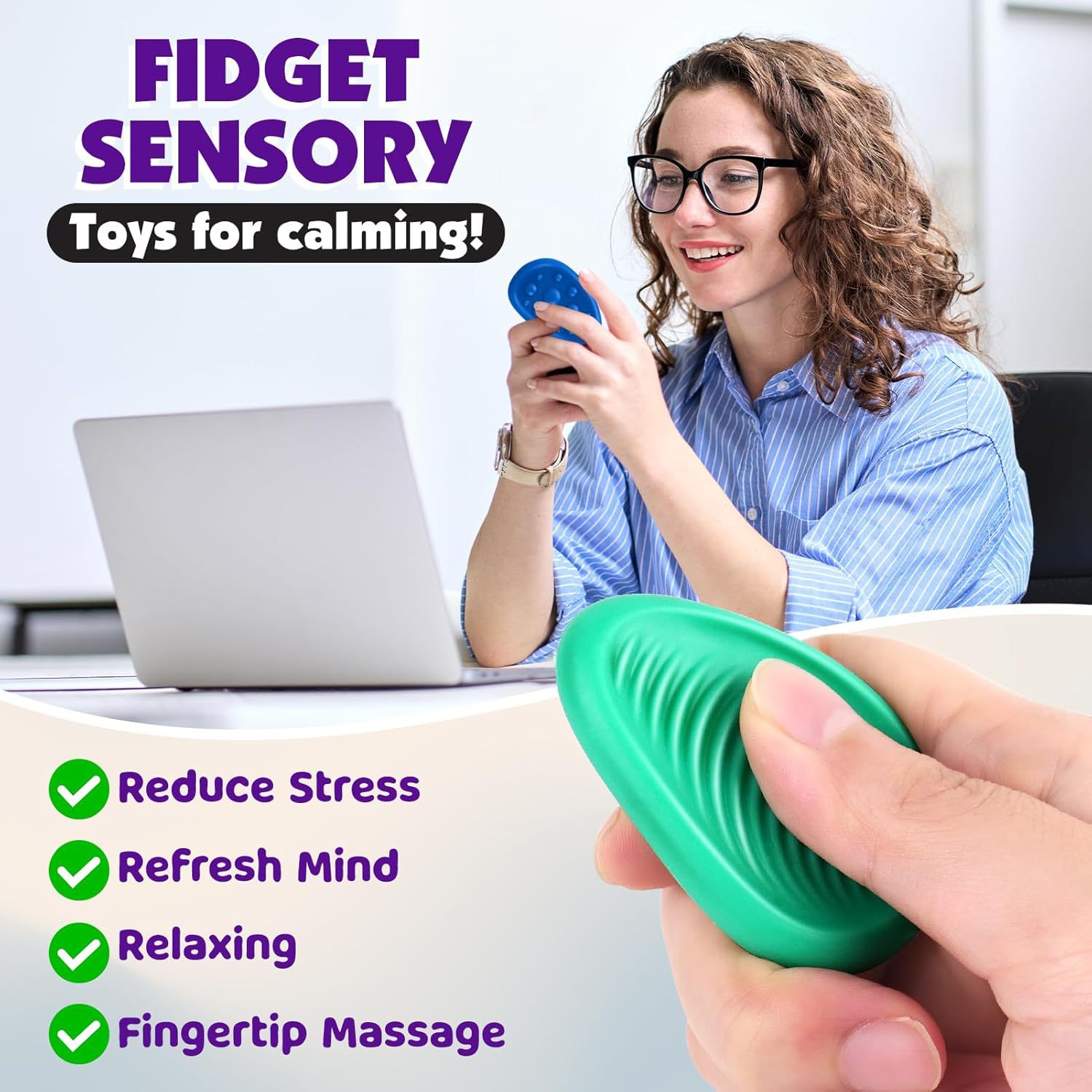 Sensory Stepping Stones Squeeze Toy — photo 3