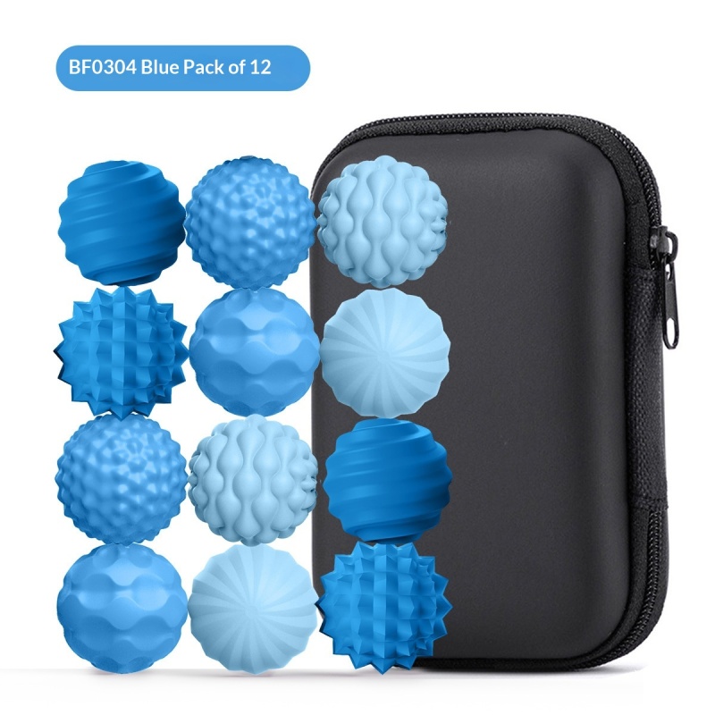 Textured Silicone Sensory Massage Ball Set, 12 Pack — photo 4