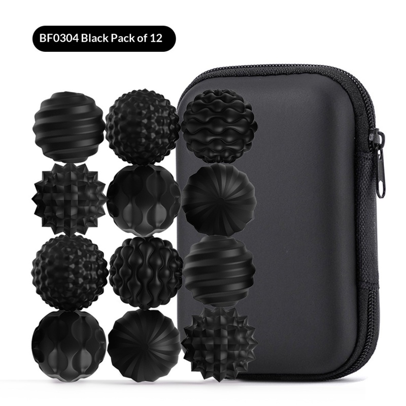 Textured Silicone Sensory Massage Ball Set, 12 Pack — photo 5