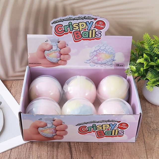 Jumbo Pastel Crispy Crunch Squeeze Ball (9cm)