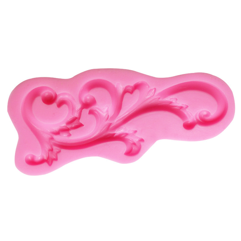 Baroque Scroll Silicone Fondant Mold