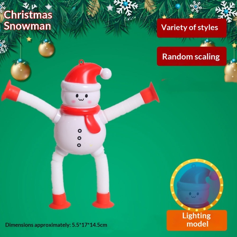 Santa Light-Up Pop Tube Fidget โ photo 2