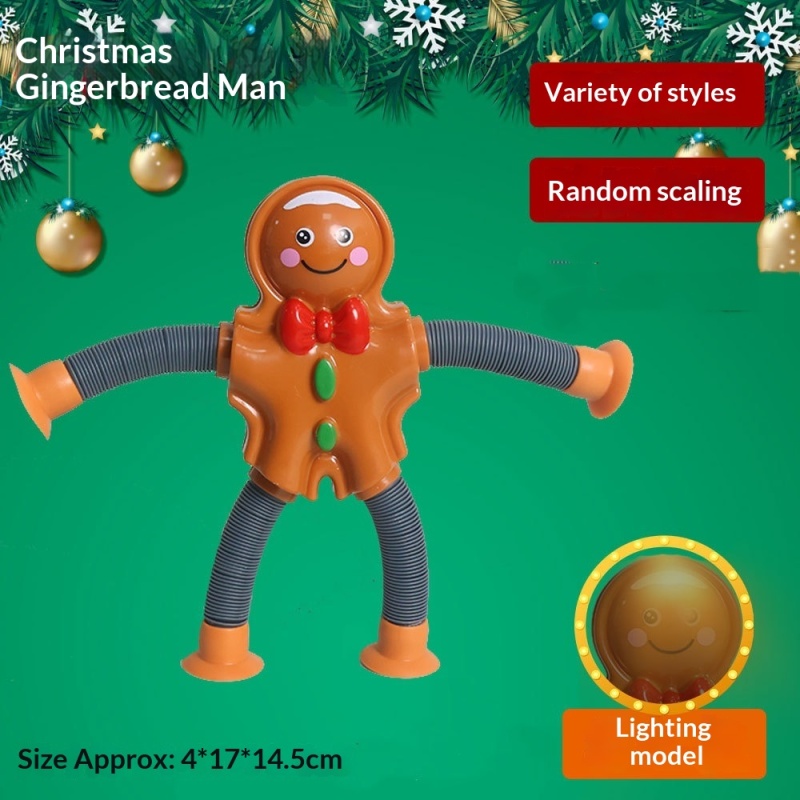 Santa Light-Up Pop Tube Fidget โ photo 4