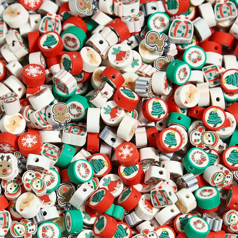 Christmas Polymer Clay Slice Sprinkles, Mixed — photo 3