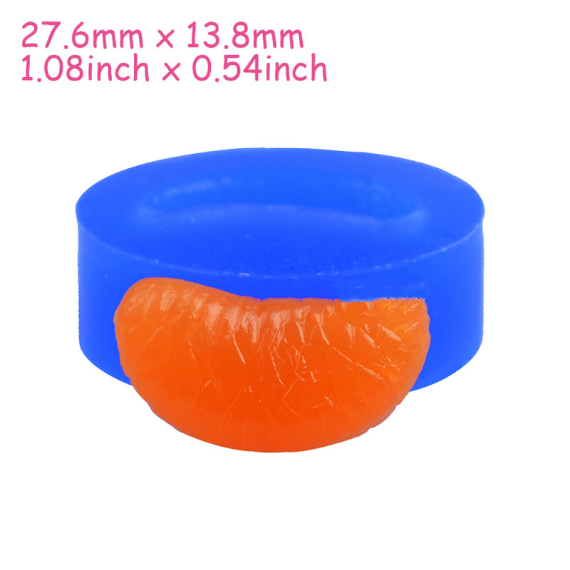 Mandarin Orange Segment Silicone Mold, 27mm