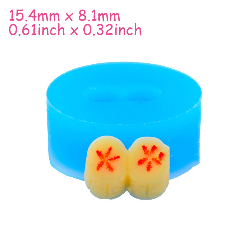 Mandarin Orange Segment Silicone Mold, 27mm — photo 3