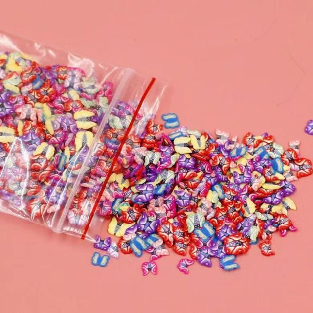 Butterfly Polymer Clay Sprinkles, 1000pc