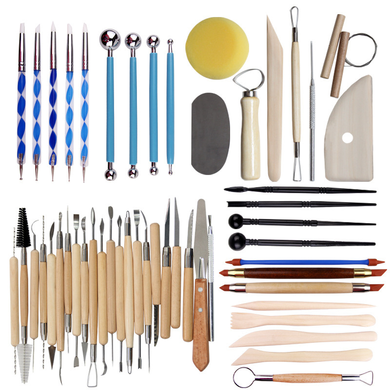 Pottery & Clay Sculpting Tool Set, 56 Pieces โ photo 5