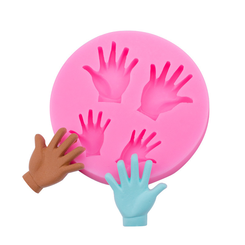 Mini Hands Silicone Mold for Clay & Resin