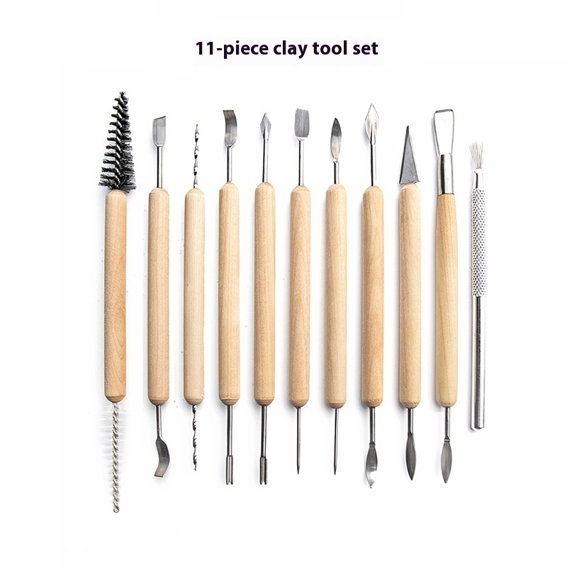 11-Piece Clay Modeling Tool Set