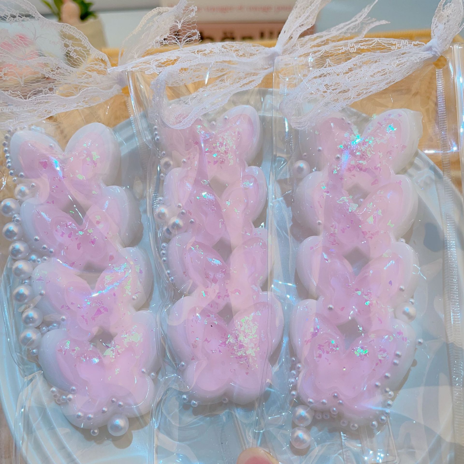 Iridescent Jelly Butterfly Squishy Clips โ photo 3