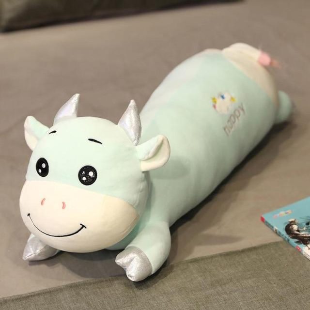 Long Bolster Cow Body Pillow Plush โ photo 5