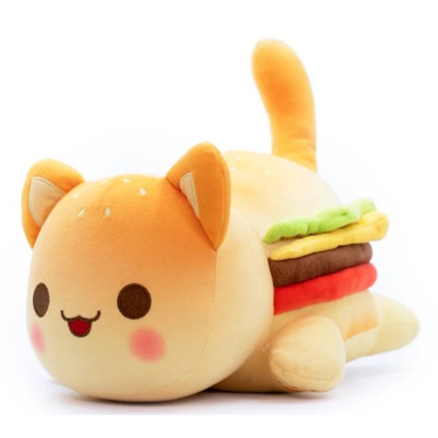 Cheeseburger Loaf Cat Plush 25cm
