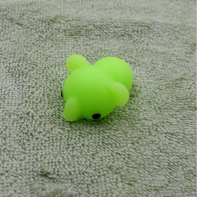 Lime Green Mochi Squishy Critter