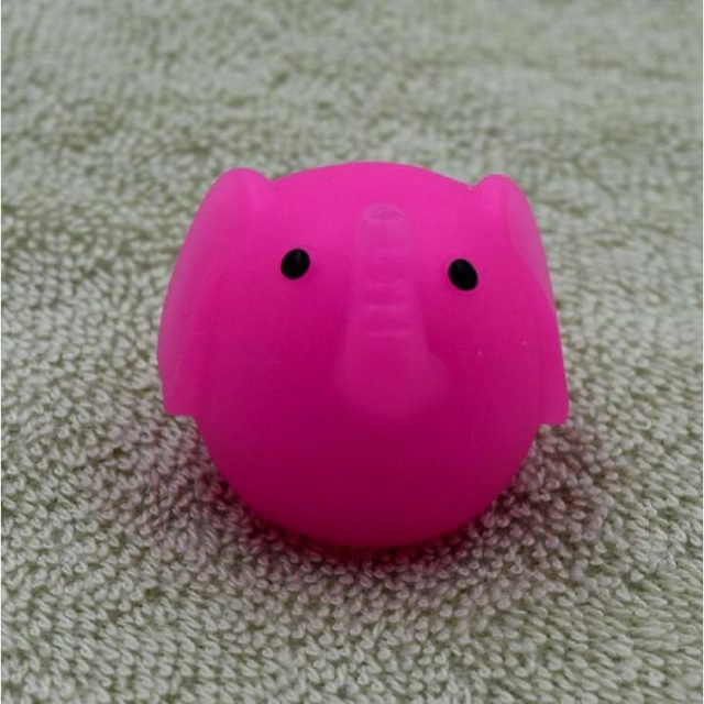 Hot Pink Elephant Mochi Squishy