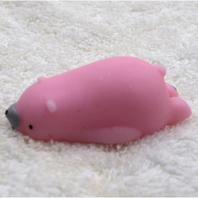 Pink Seal Mochi Squishy