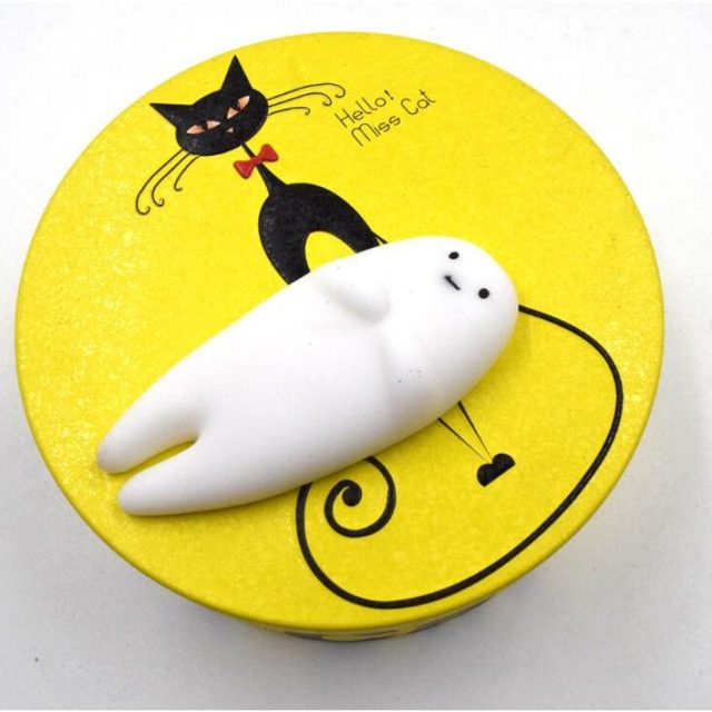 White Seal Mochi Squishy with Gift Box