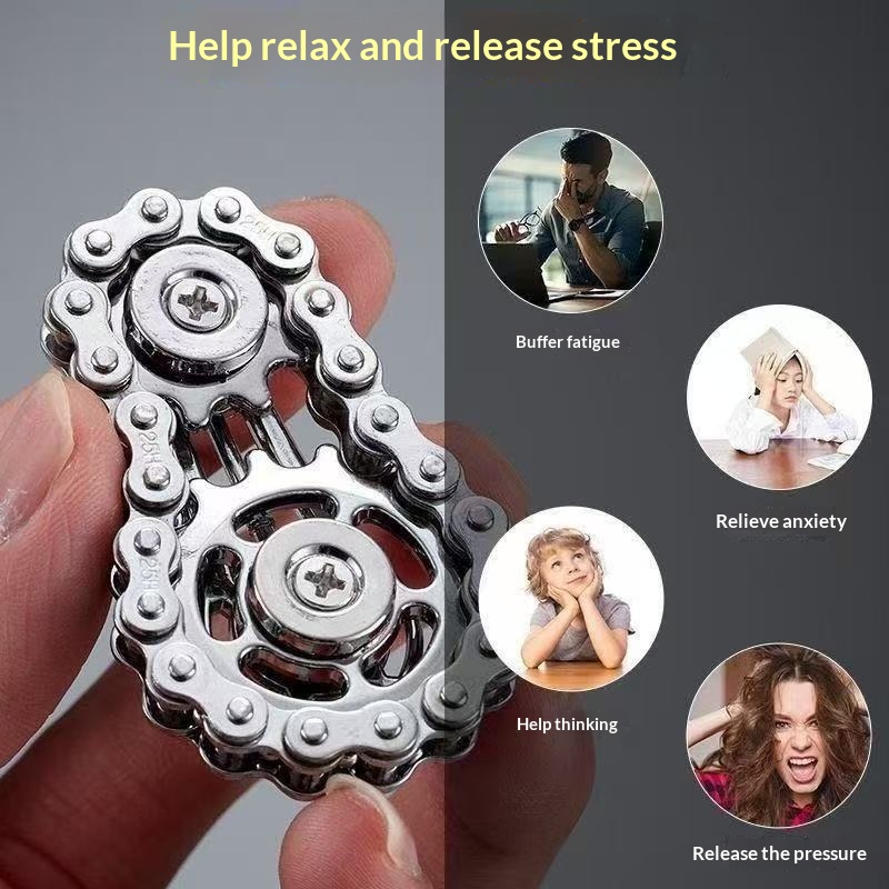 Colorful Chain Spinner Fidget โ photo 5