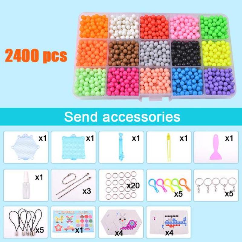 Water Fuse Beads Craft Kit, 1100 Pieces — photo 2