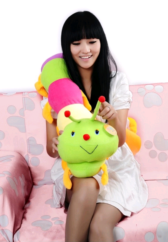 Rainbow Caterpillar Plush Pillow โ photo 2