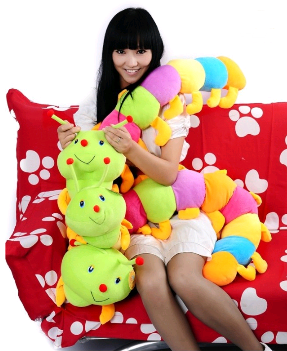 Rainbow Caterpillar Plush Pillow โ photo 5