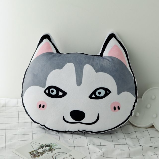 Husky Face Cushion Pillow
