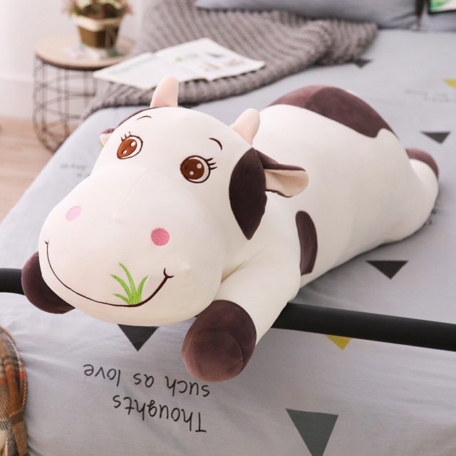 Long Snuggle Cow Body Pillow, Blue 140cm โ photo 6