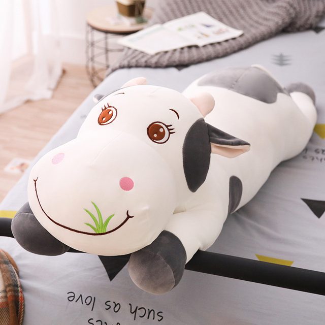 Long Snuggle Cow Body Pillow, Blue 140cm โ photo 2
