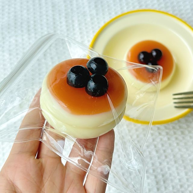 Blueberry Caramel Pudding Squishy
