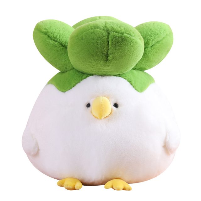 Sprout Chick Plush with Leaf Hat