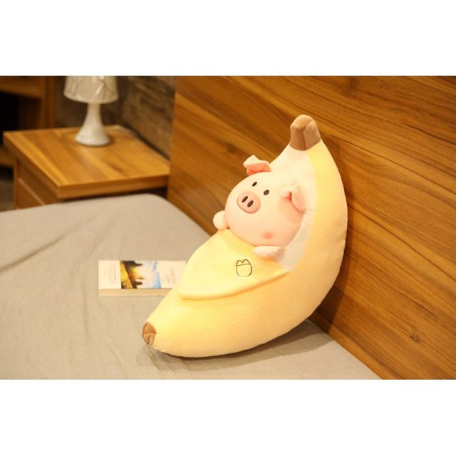 Shiba in a Peeling Banana Plush Pillow โ photo 5