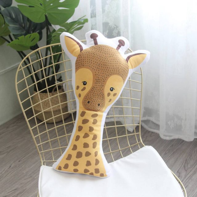 Nordic Sketch Giraffe Cushion