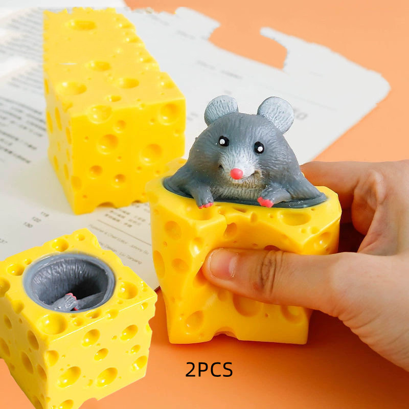 Peek-a-Boo Mouse & Cheese Squeeze Fidget โ photo 4