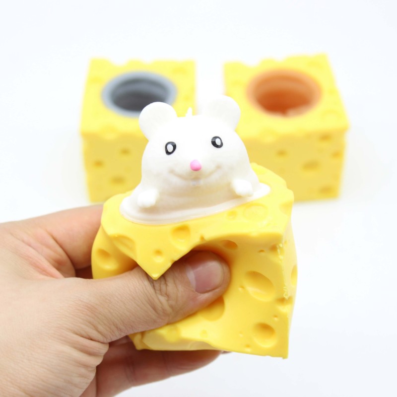 Peek-a-Boo Mouse & Cheese Squeeze Fidget โ photo 6