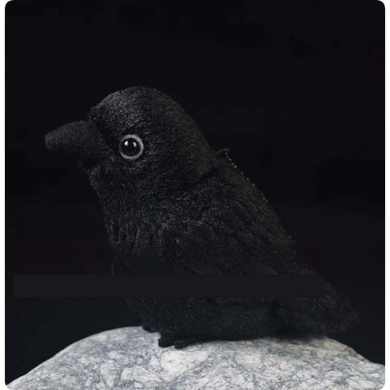 Realistic Black Crow Plush โ photo 3