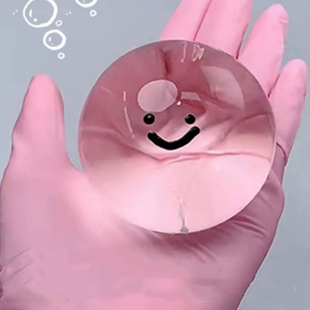 Smiley Crystal Bubble Squish Ball