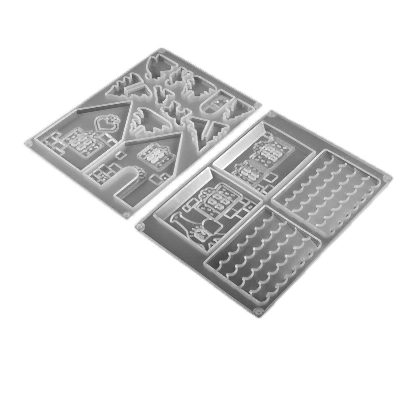 Gingerbread House Silicone Resin Mold Set