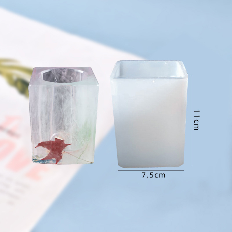 Hexagon Pen Holder Silicone Resin Mold โ photo 2