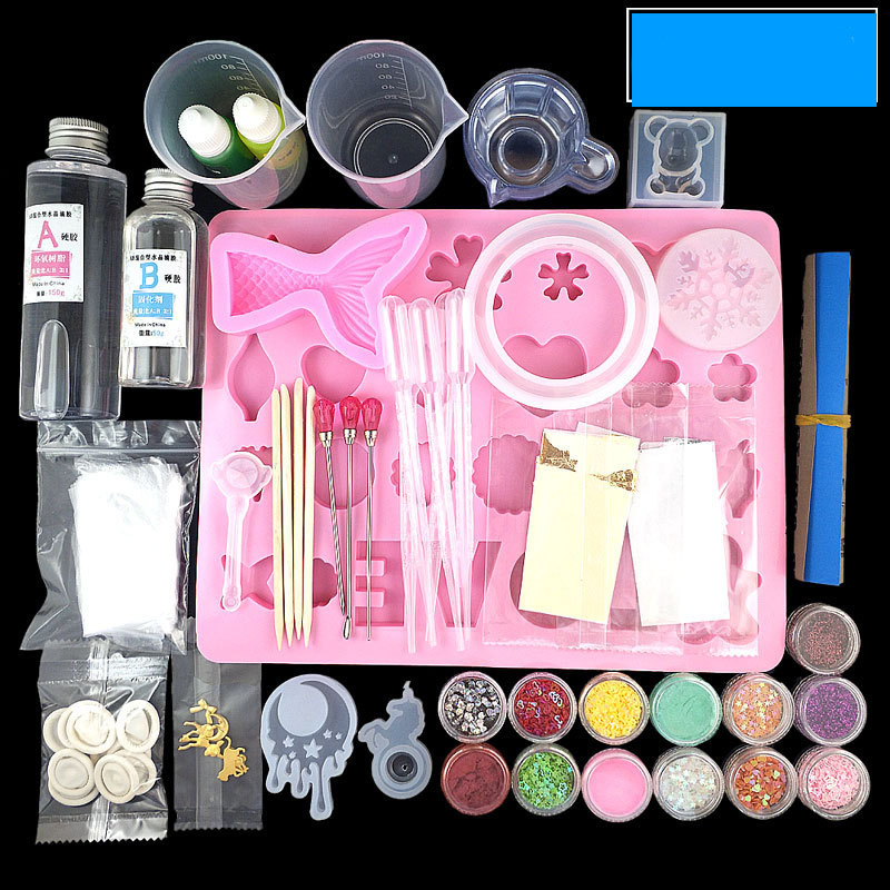 Crystal Resin Starter Kit with Molds, Colors & Tools โ photo 4