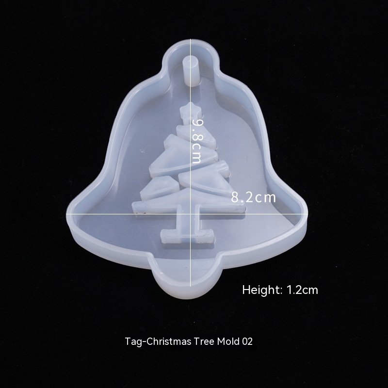 Christmas Bell & Deer Hanging Silicone Resin Mold โ photo 2