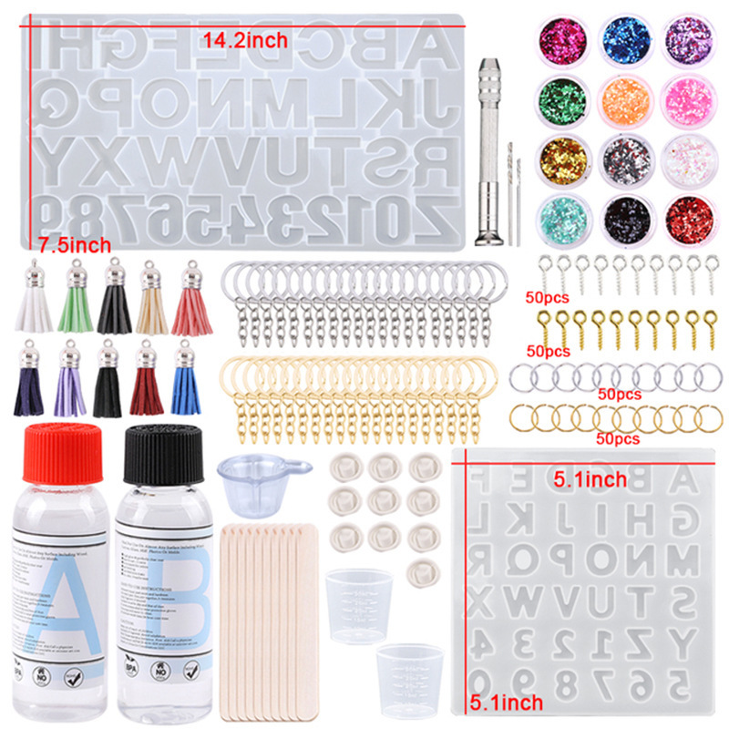 Deluxe Resin Jewelry Kit with Colorant & Molds โ photo 4