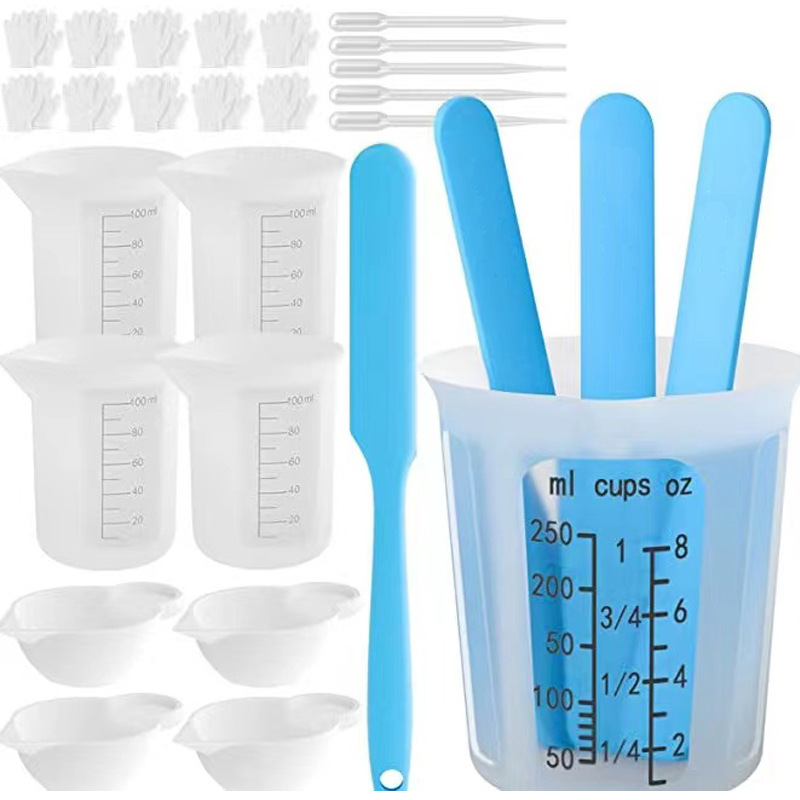 Resin Mixing Kit: Silicone Cups, Sticks & Pipettes — photo 2