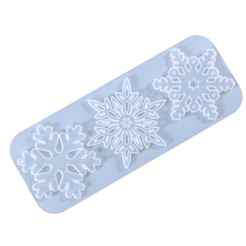 Snowflake Trio Silicone Resin Mold